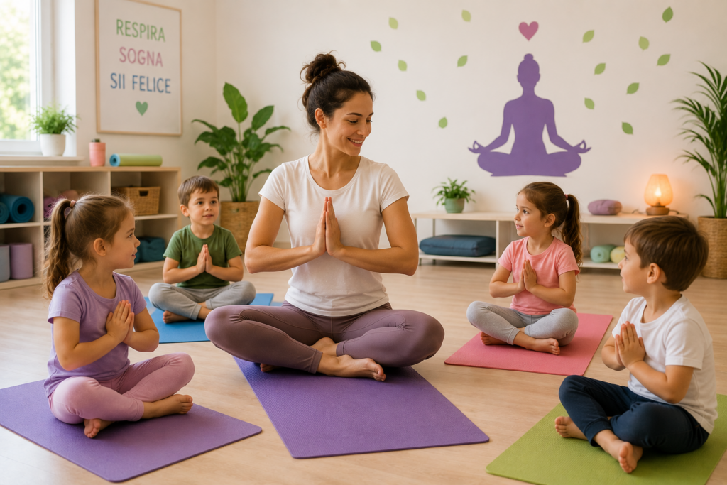 Corso yoga per bambini a Milano